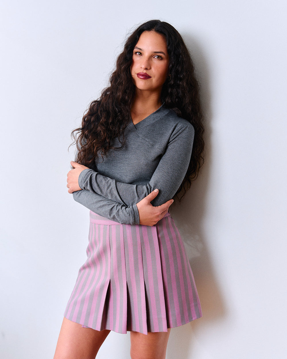 Falda Hellen Listada Pre Order